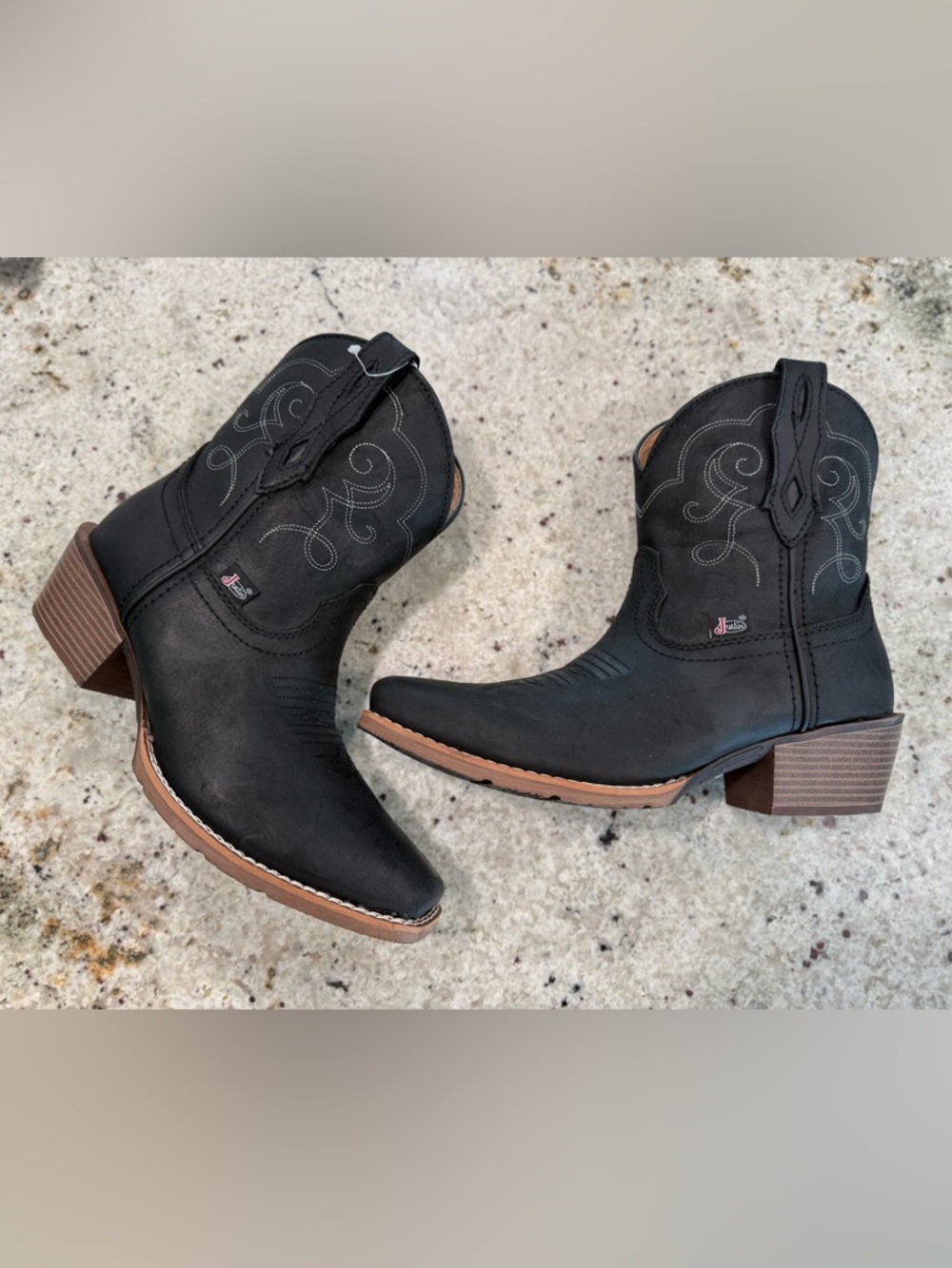 JUSTIN WOMEN'S GYPSY WESTERN BOOTIES - SQUARE TOE "NEW"